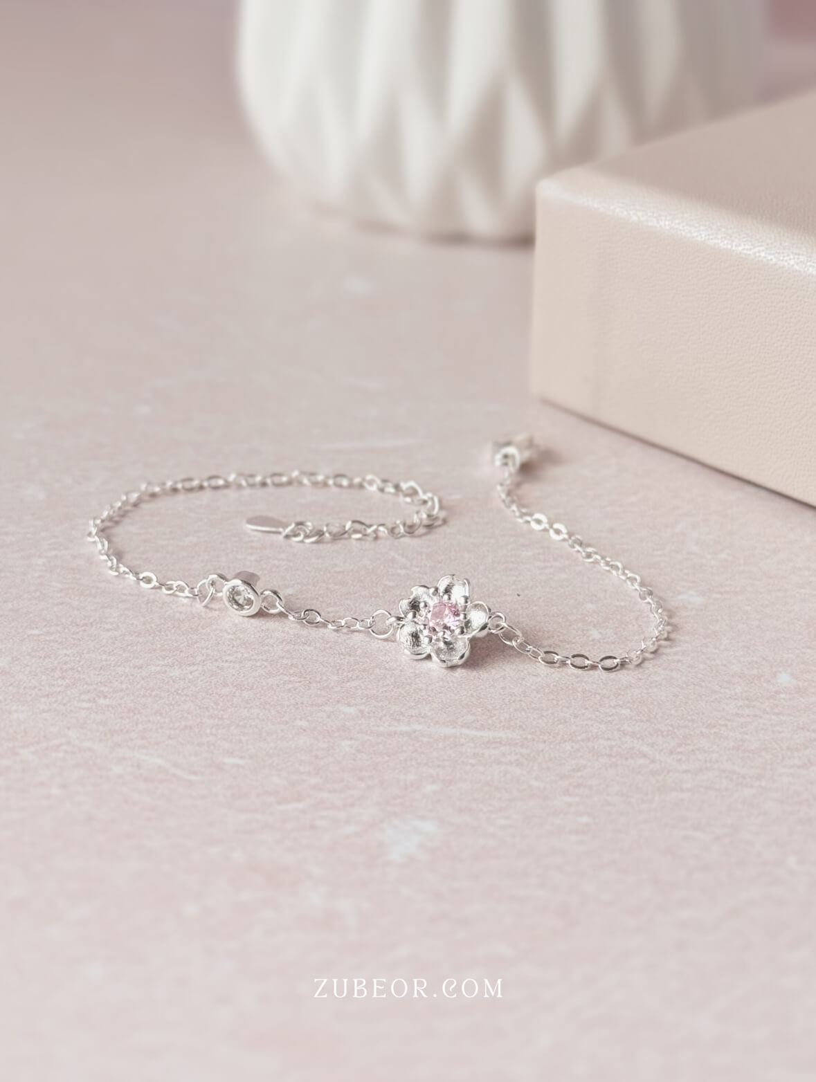 Pulsera sakura rosa 4