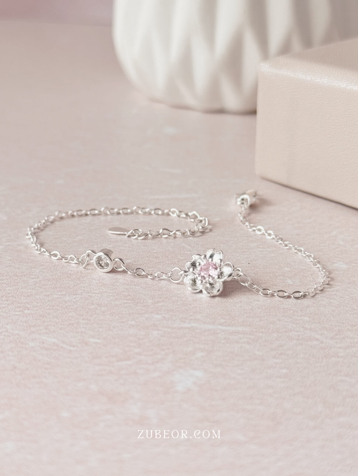 Pulsera sakura rosa 2