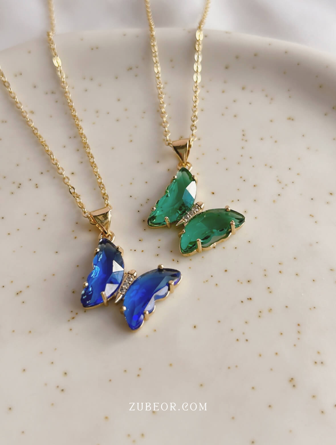 Cadena mariposa cristal 4