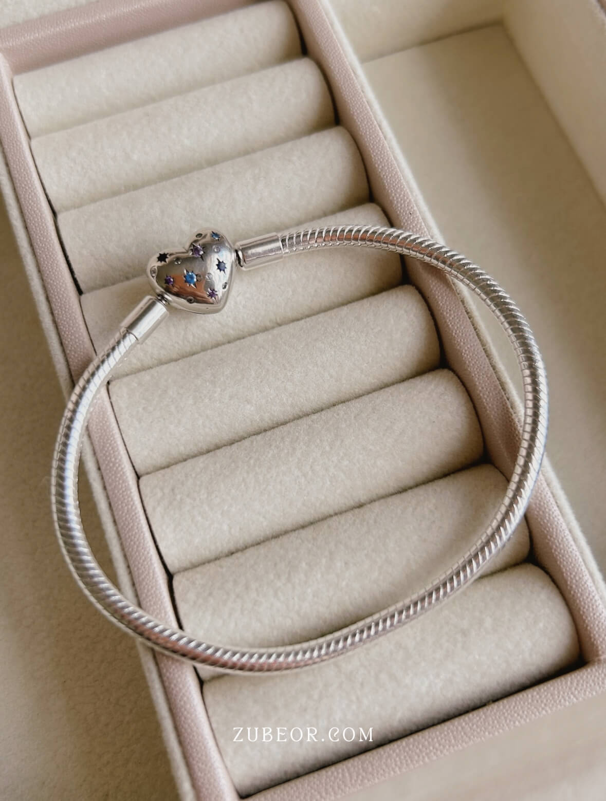 Pulsera corazón de estrellas 3