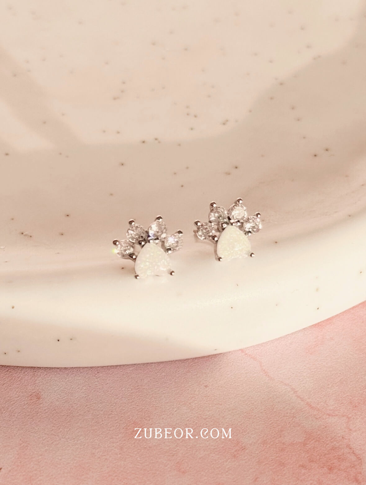 Aretes huella ópalo 3