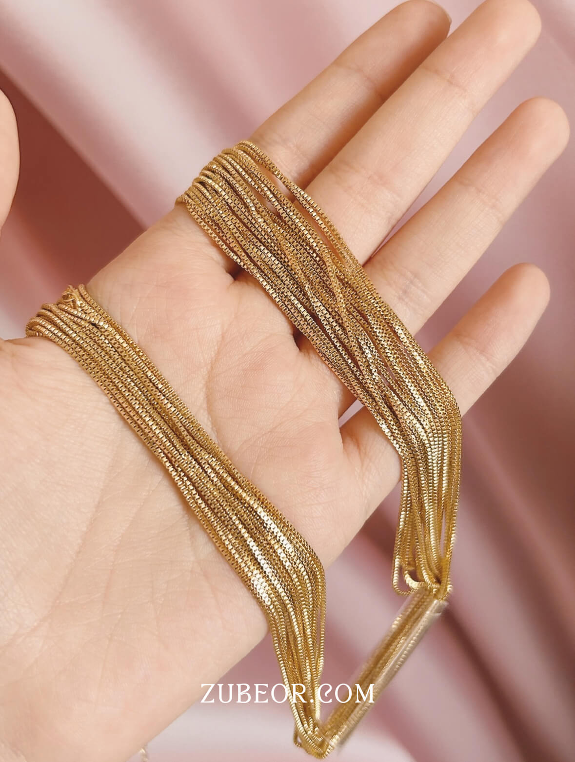Cadena simple cola de ratón - cobre 3