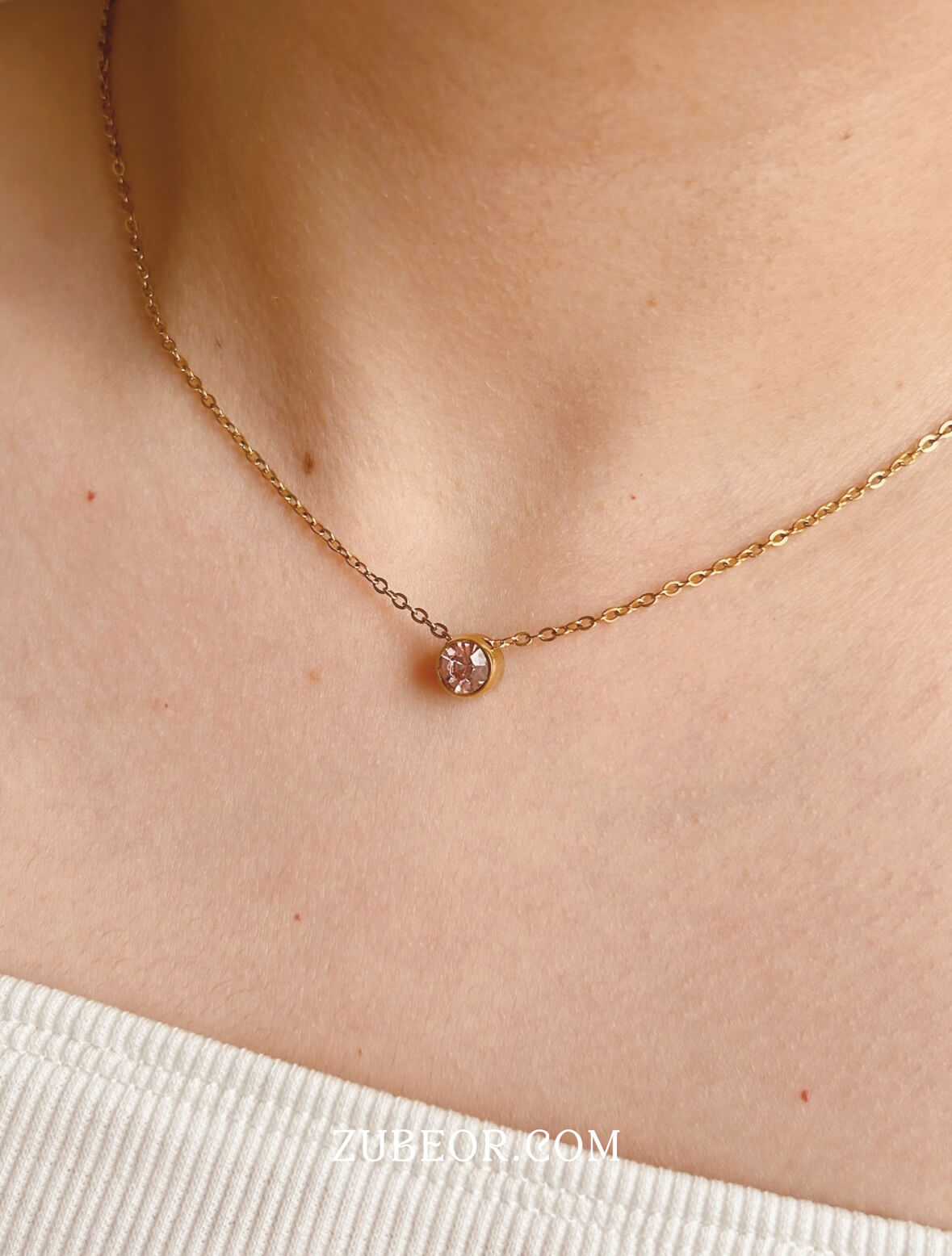 Cadena de mes dije cristal 4