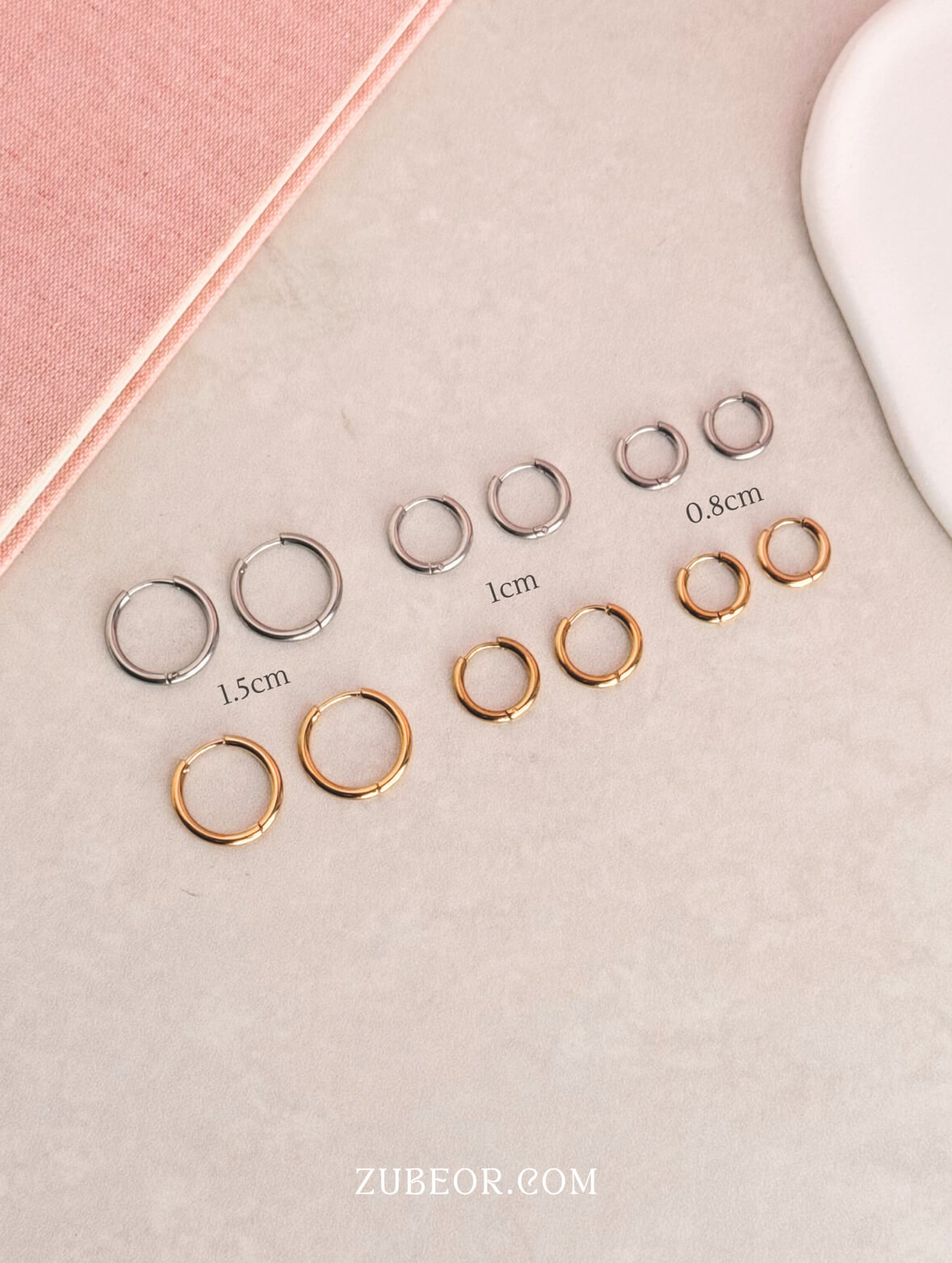 Aretes argollas simples 3