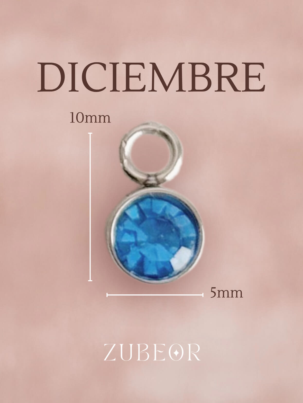 Dijes de cristal mes pequeño 26