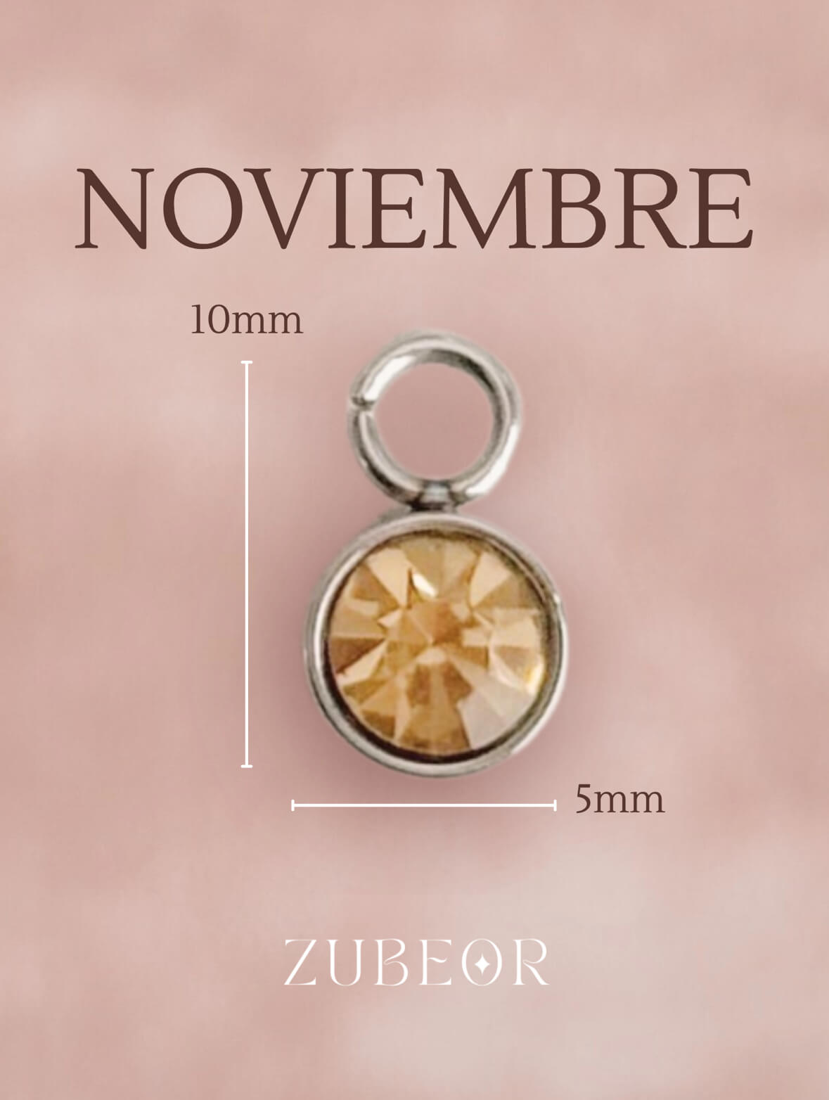 Dijes de cristal mes pequeño 25