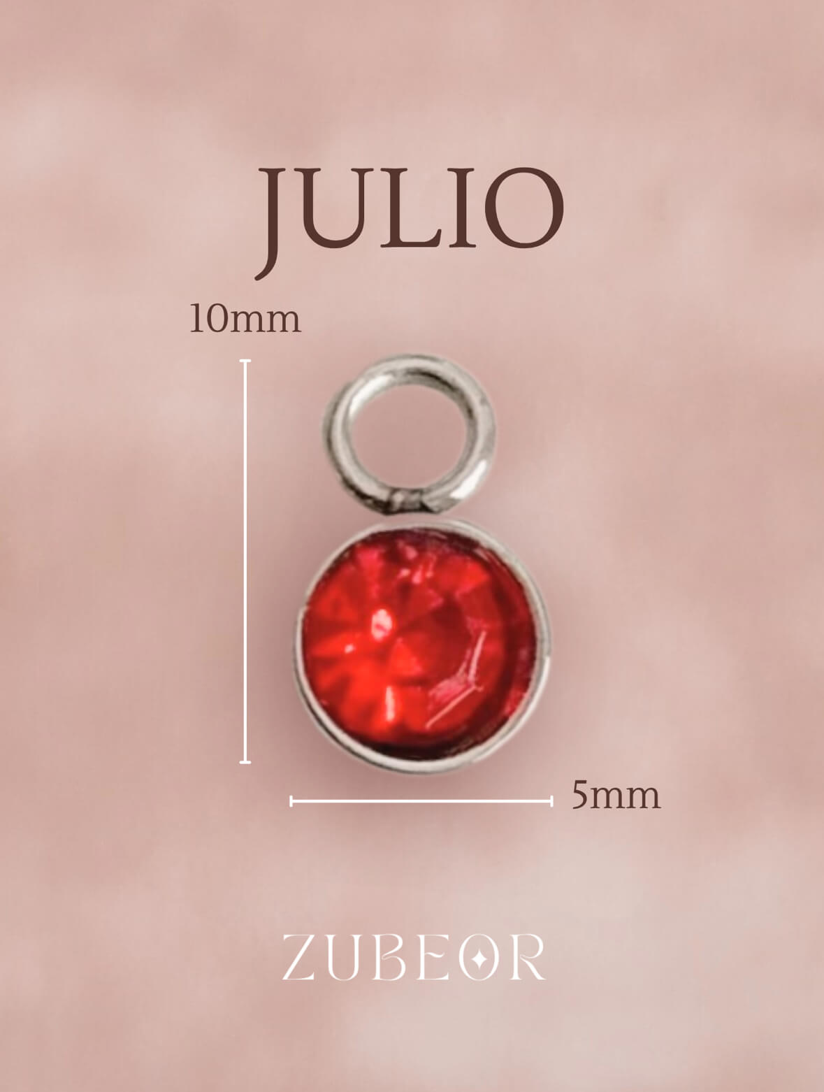 Dijes de cristal mes pequeño 17