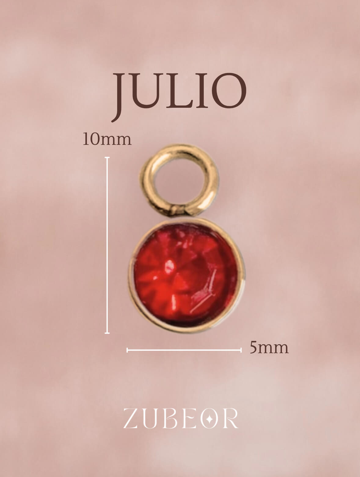 Dijes de cristal mes pequeño 16