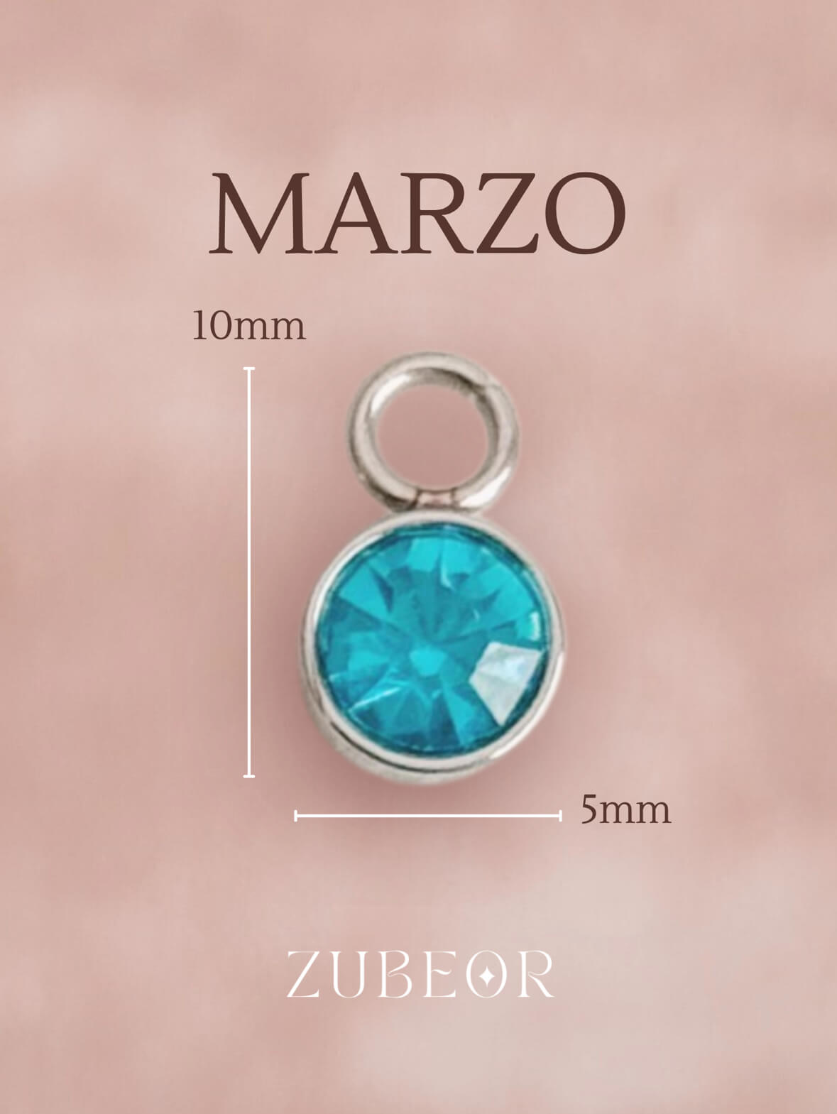 Dijes de cristal mes pequeño 8