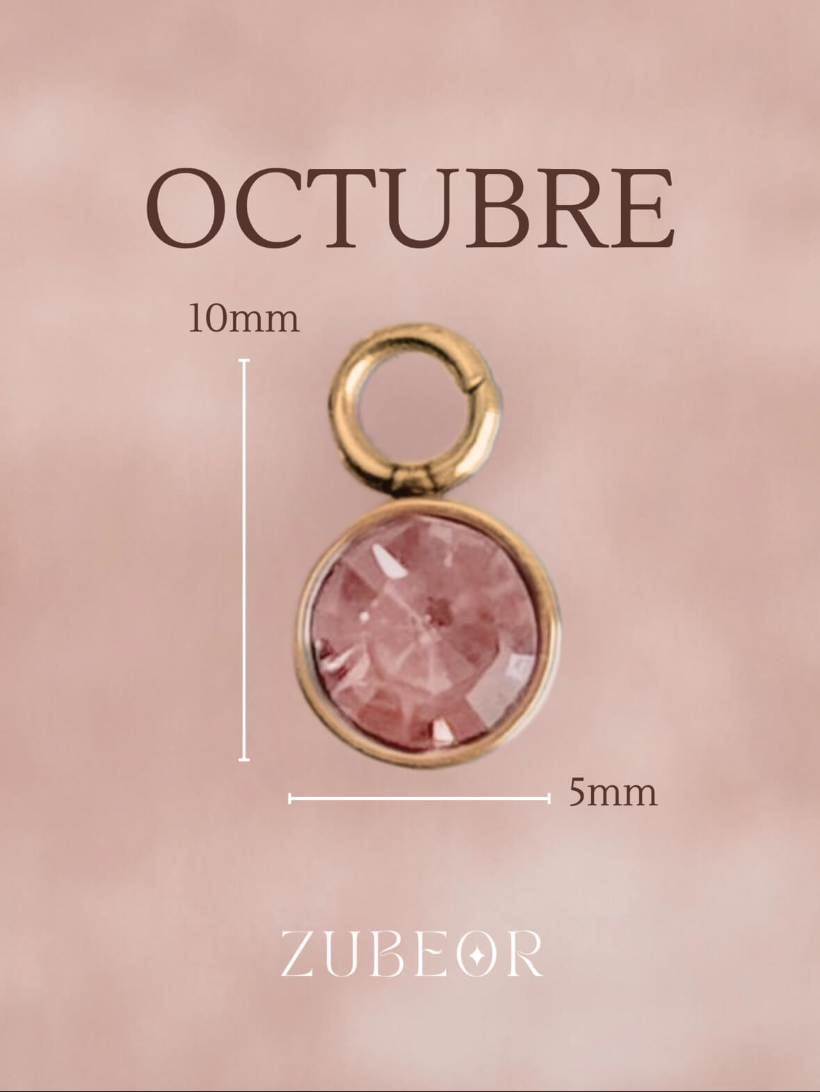 Dijes de cristal mes pequeño 22