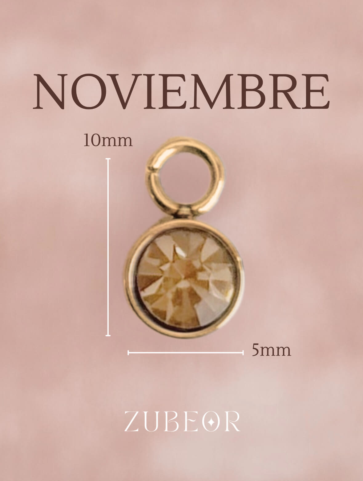 Dijes de cristal mes pequeño 24