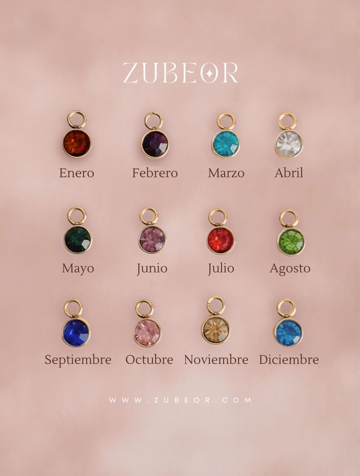 Dijes de cristal mes pequeño 5