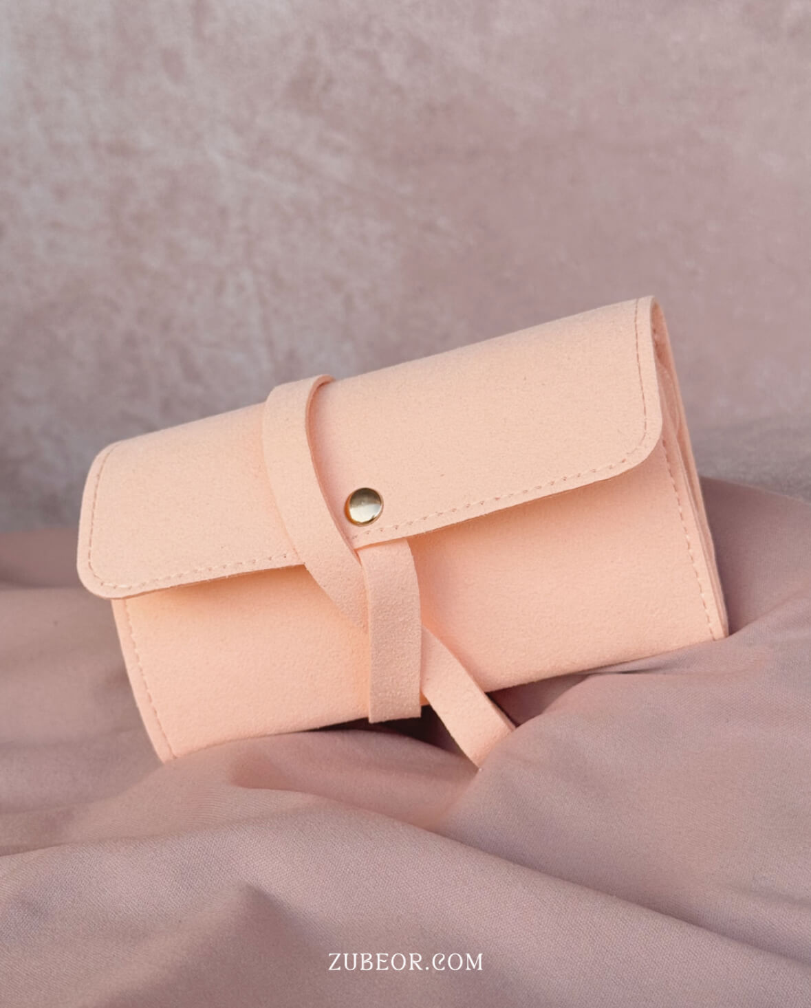 Joyero de bolso peach 2
