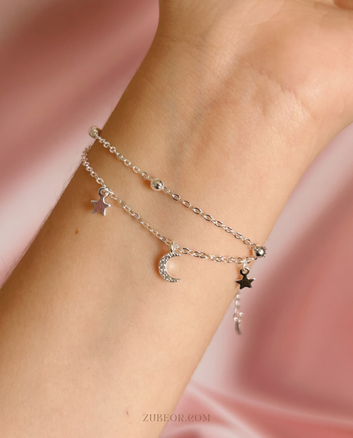 Pulsera luna y estrella 4