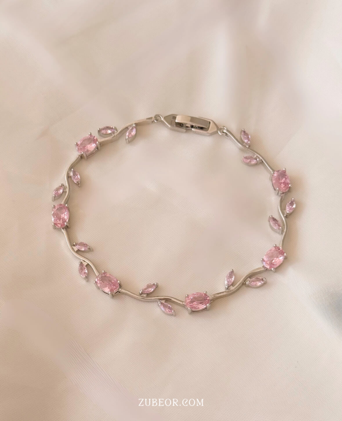 Pulsera tulipanes rosado 6