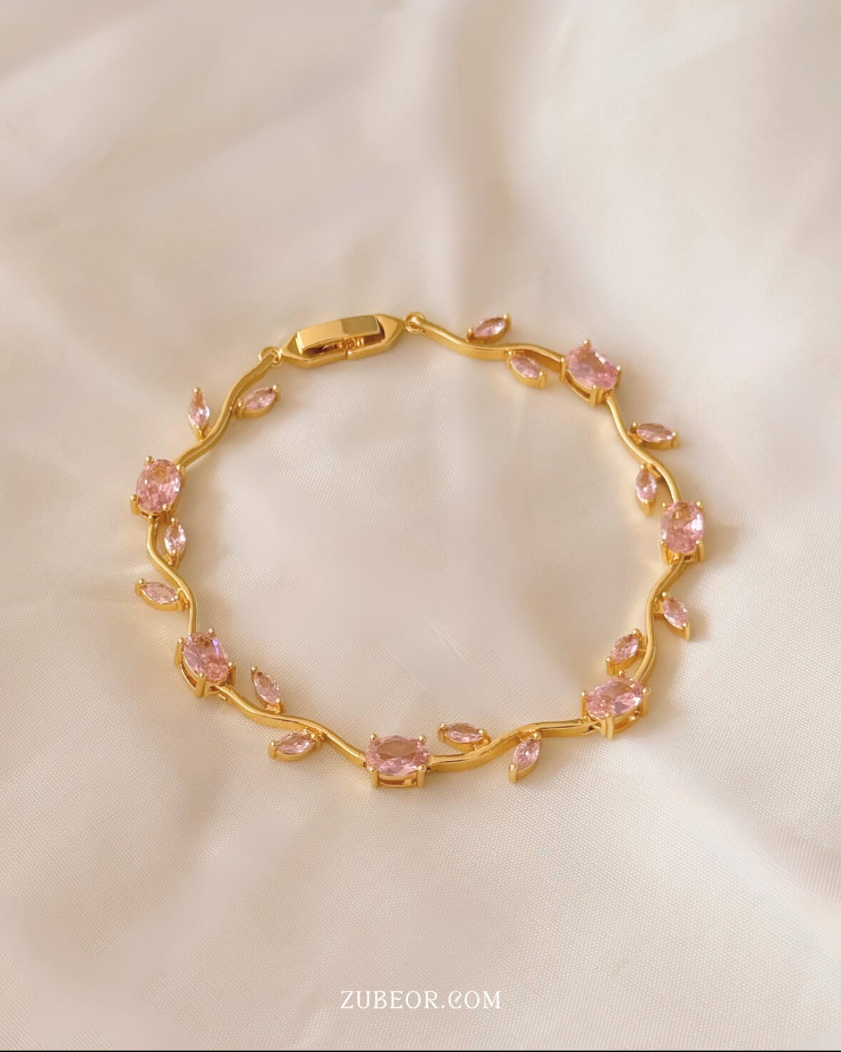 Pulsera tulipanes rosado 5