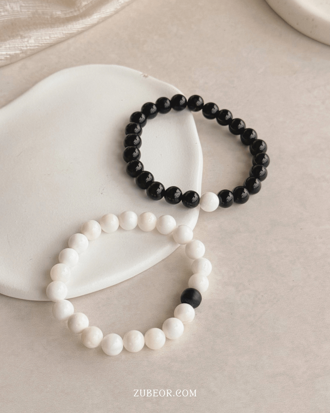 Set de pulseras Black and White 6