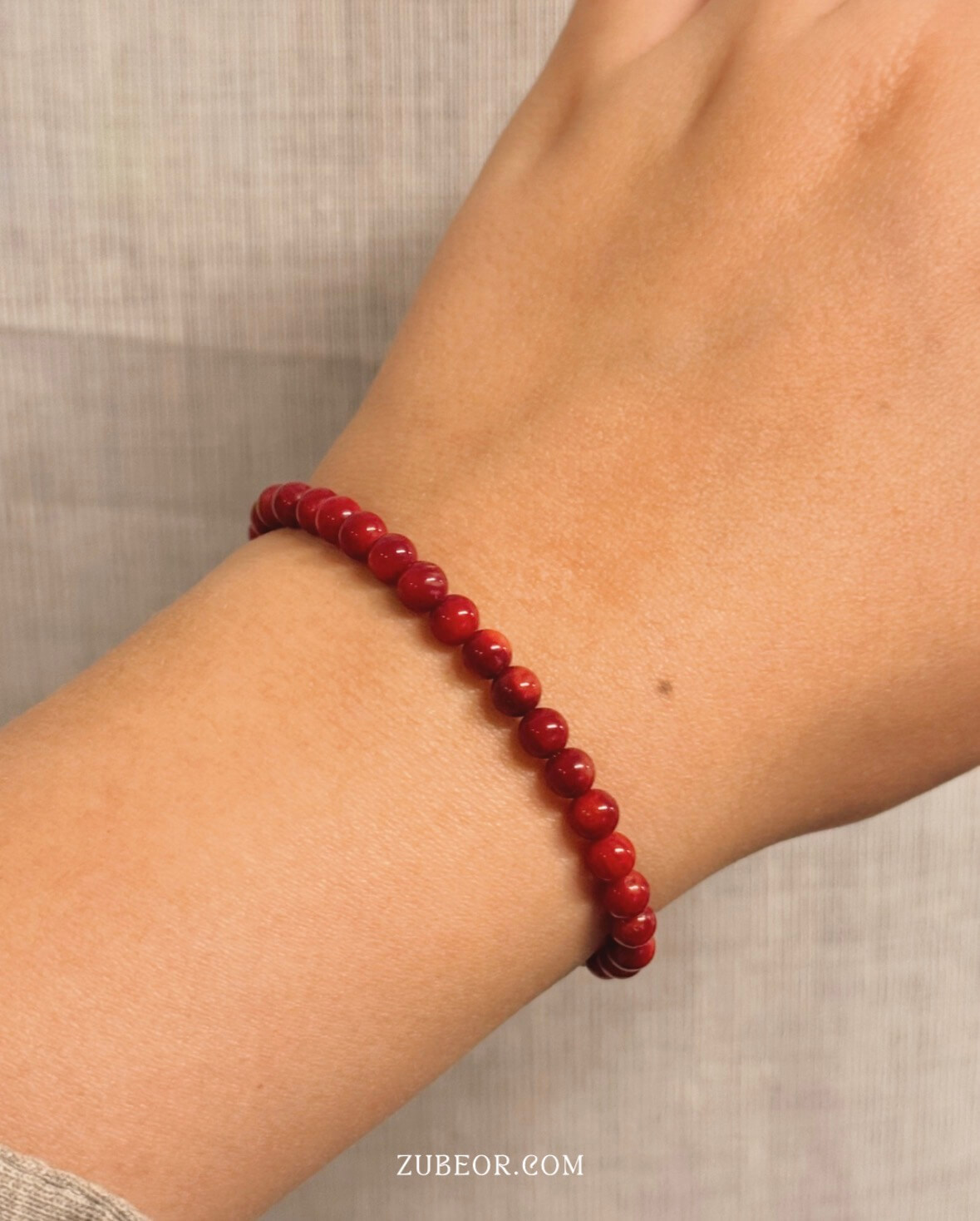 Pulsera hilo rojo de piedritas 2