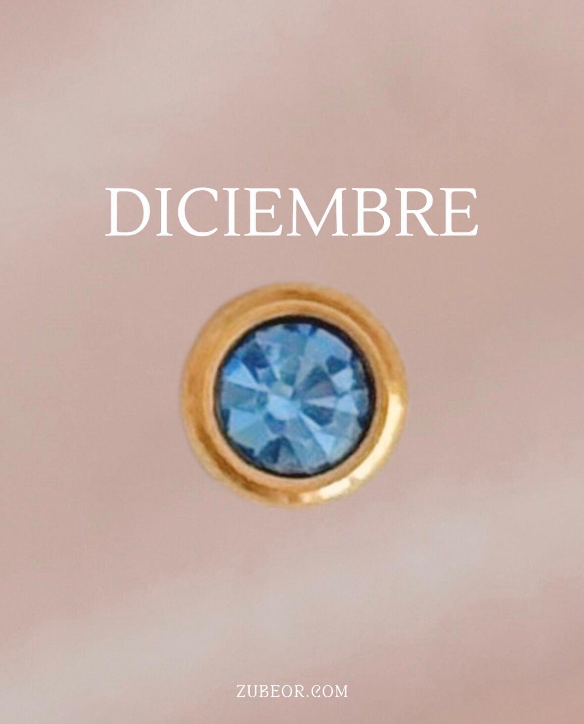 Dije cristal de mes agujero interno 8