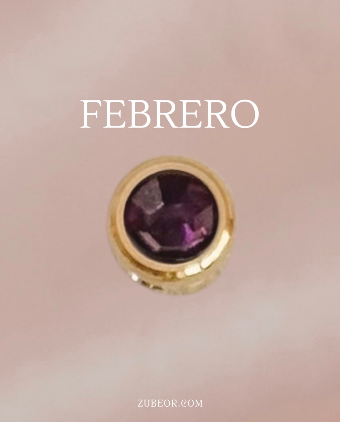 Dije cristal de mes agujero interno 6