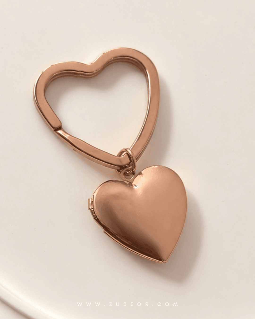 Llavero relicario rosegold 5