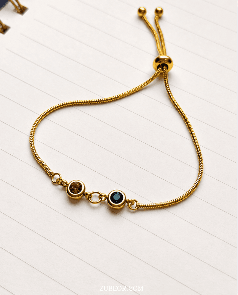 Pulsera cristal de mes redondo 5