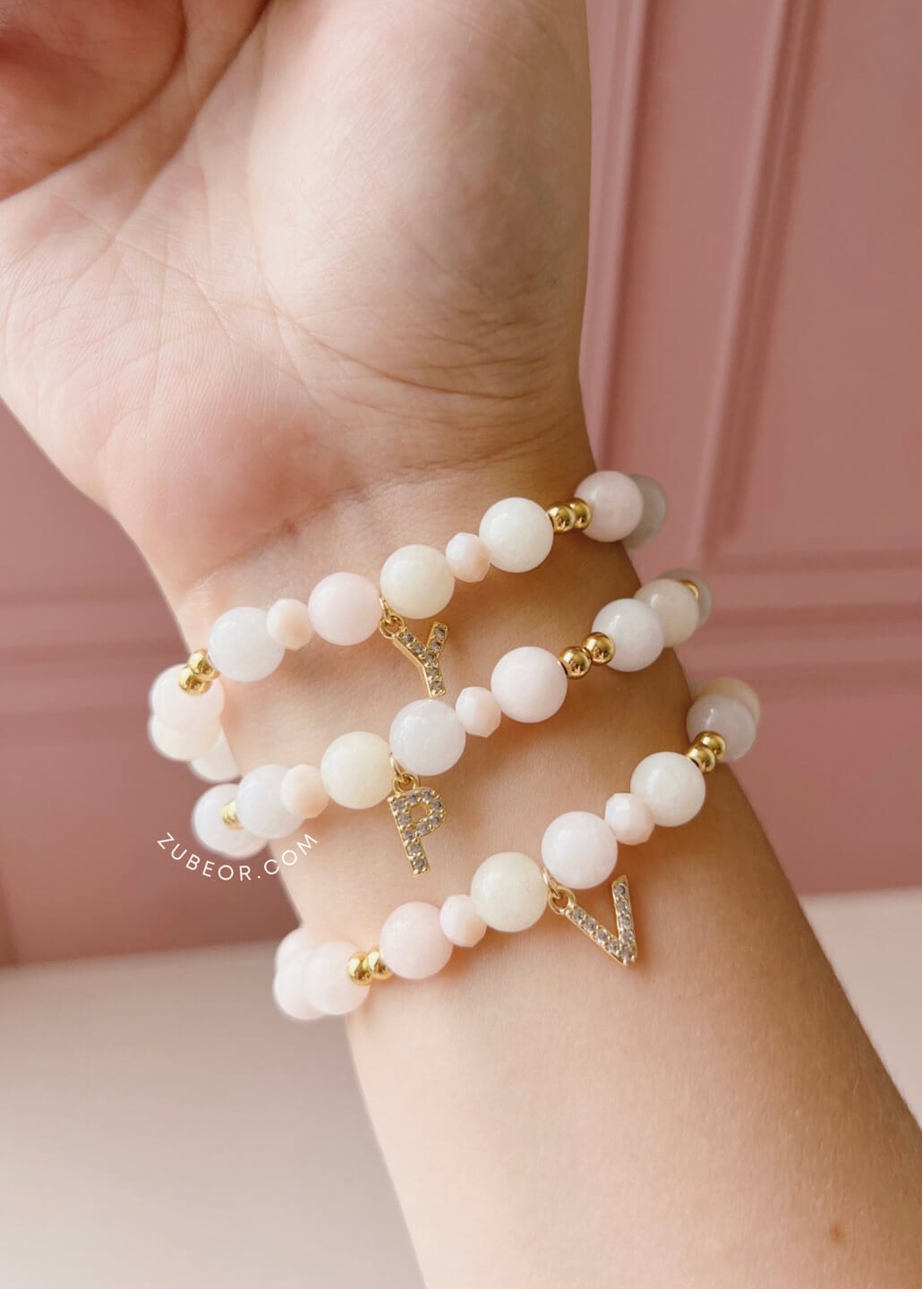 Pulsera cotton candy inicial 5
