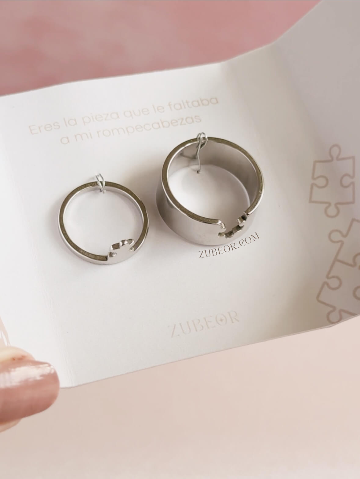 Set de anillo rompecabeza 6