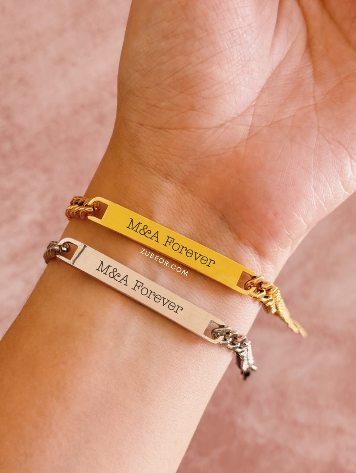 Pulsera grabada gruesa (solo pago previo) 4