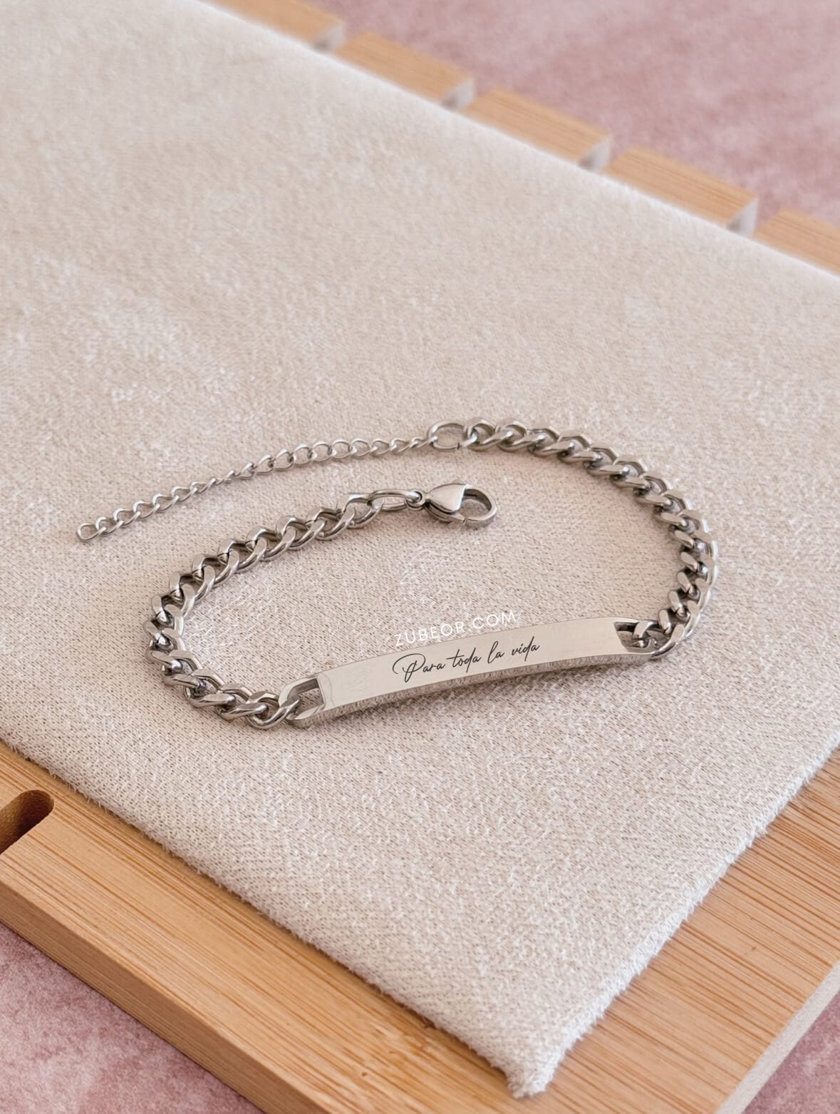 Pulsera grabada gruesa (solo pago previo) 7