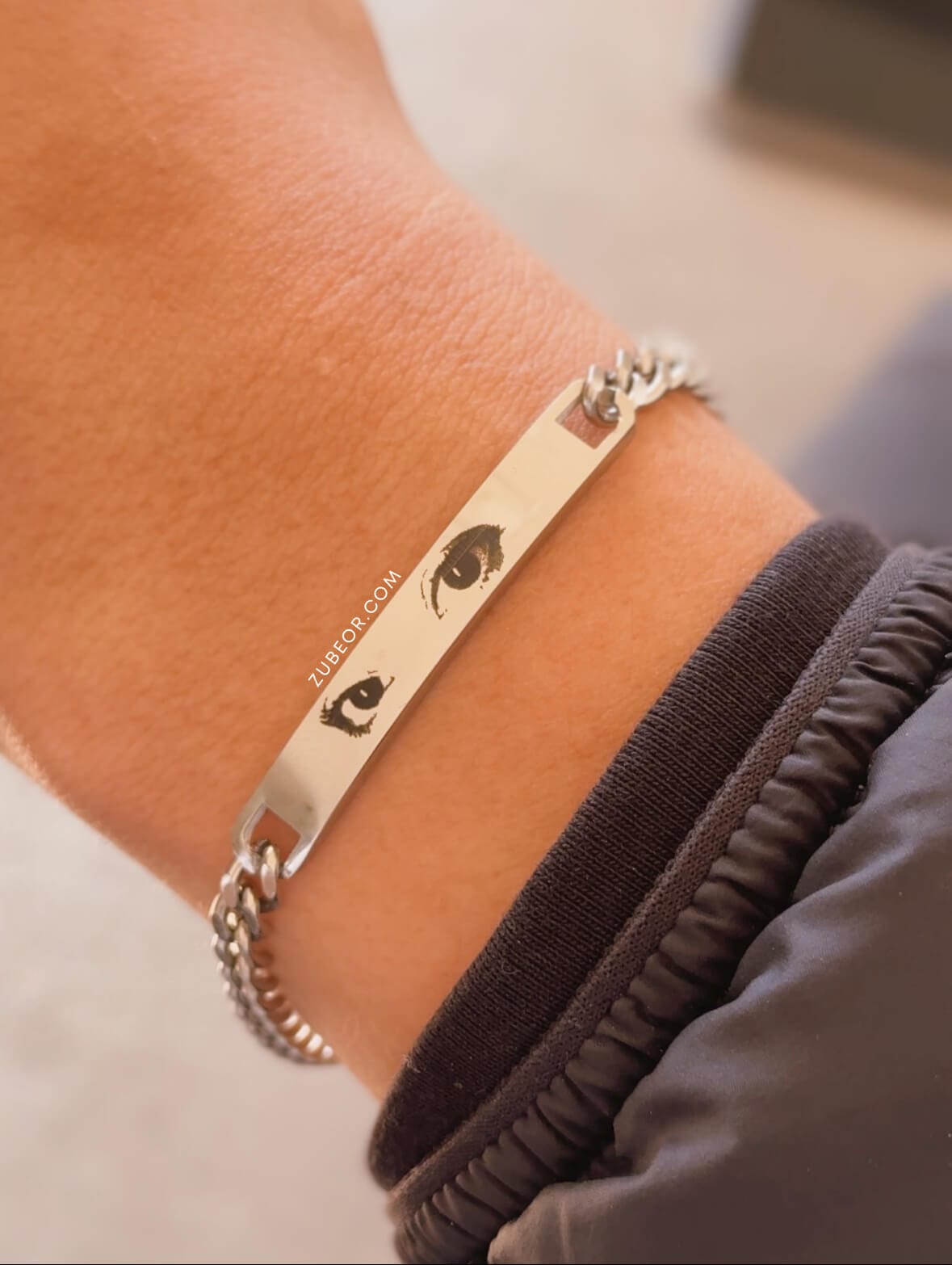 Pulsera grabada gruesa (solo pago previo) 3