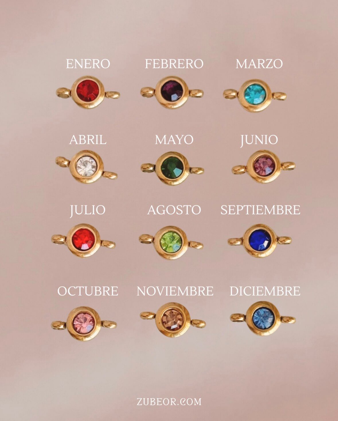 Cadena personalizada iniciales 6