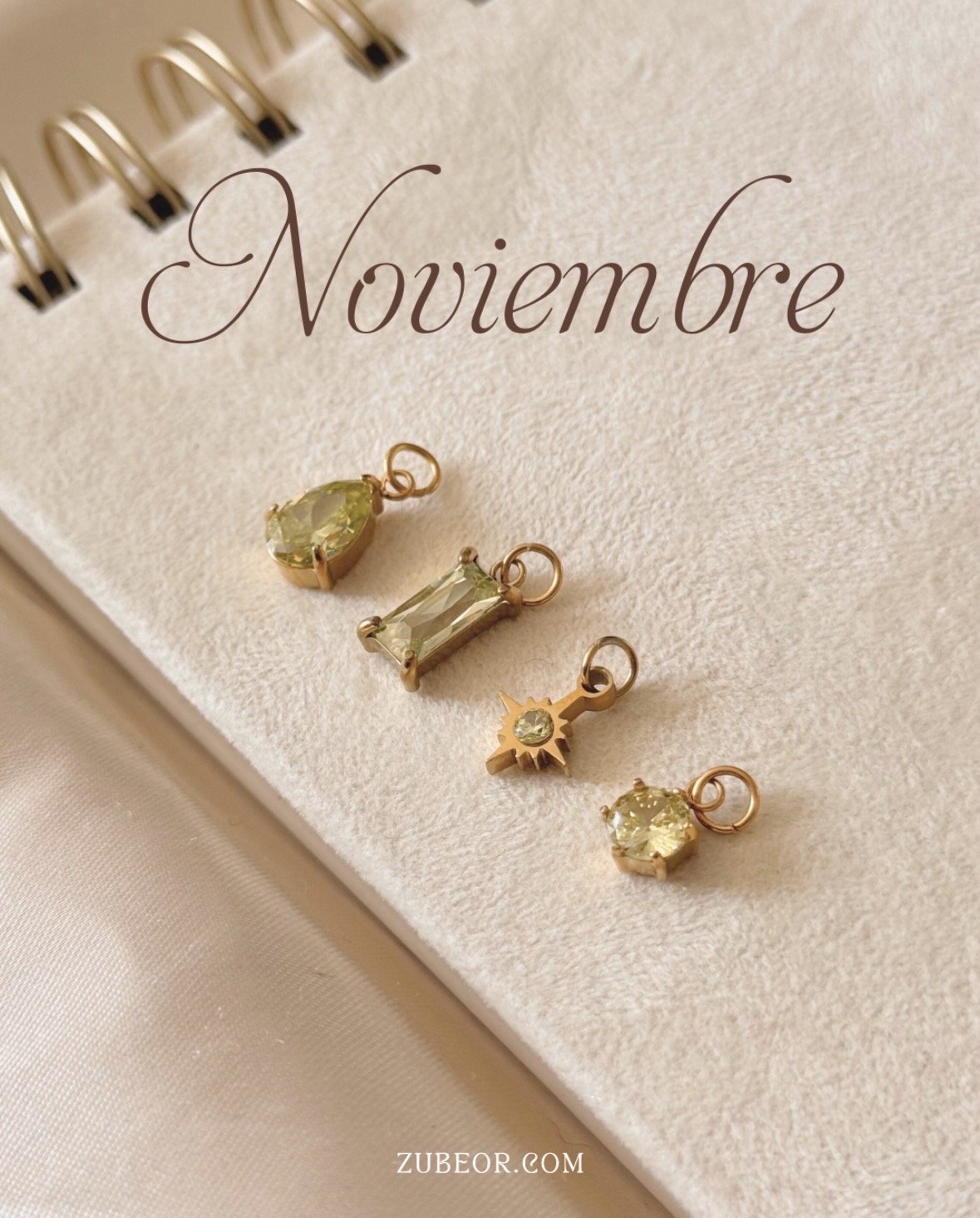 Pulsera con dijes de mes 20