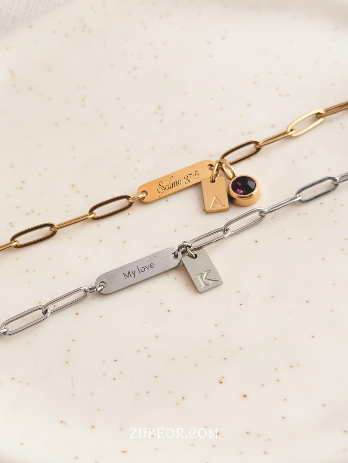 Pulsera placa pequeña grabada (solo pago previo) 7