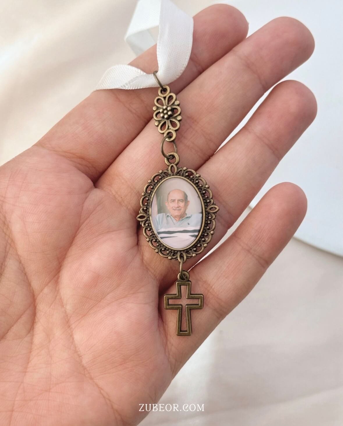 Camafeo para ramo dije cruz o corazón (solo pago previo) 2