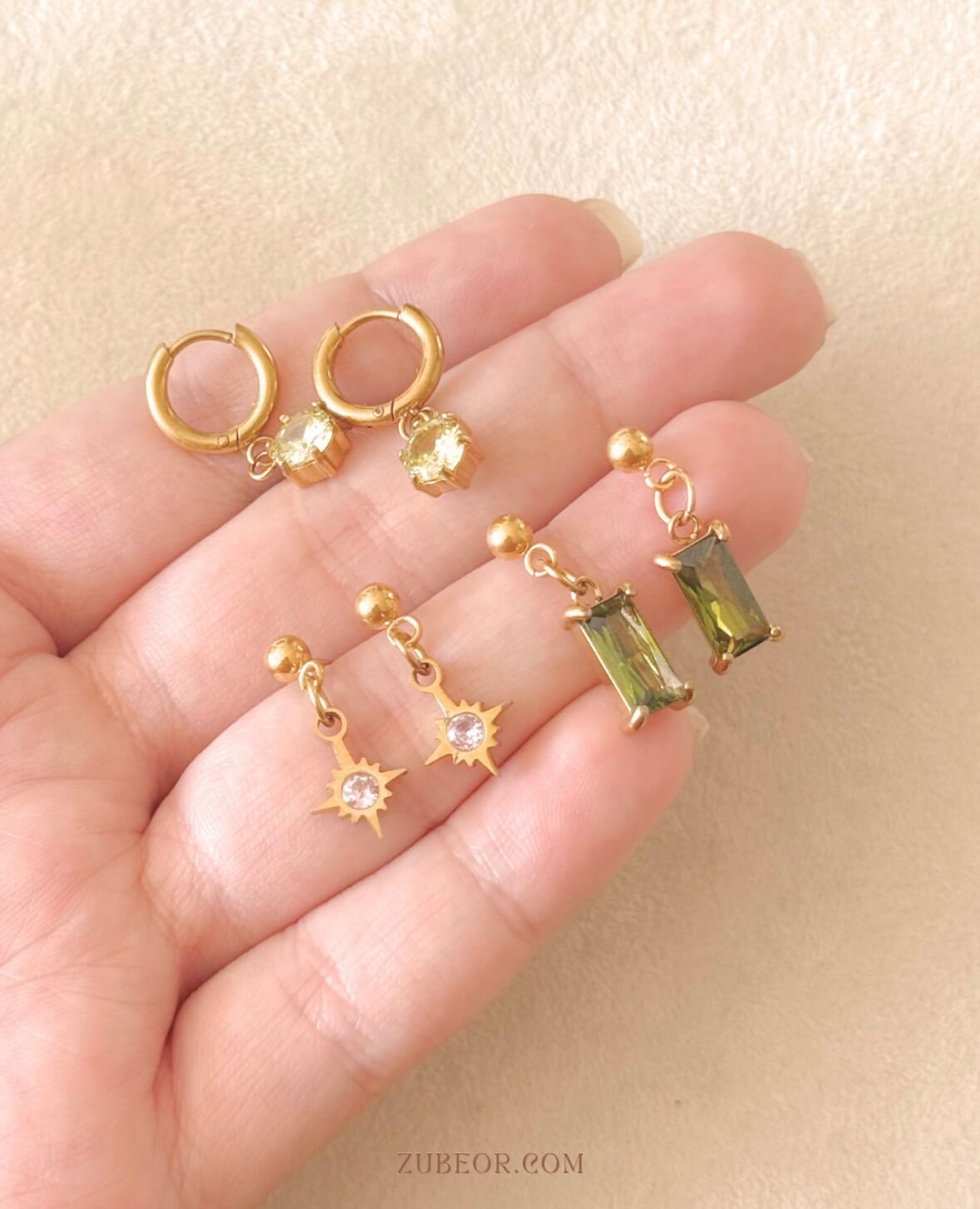 Aretes cristal de mes 2