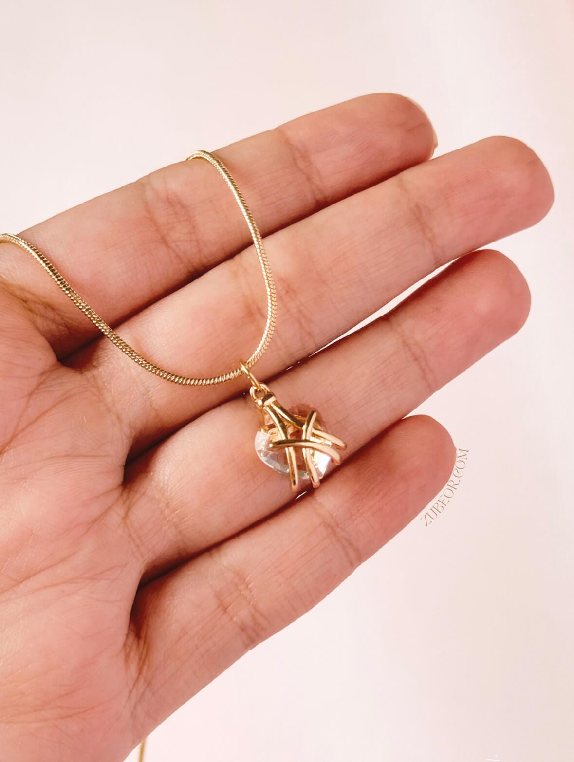 ¡LIQUIDACIÓN! 2x1 Cadenas corazón de cristal colores 8
