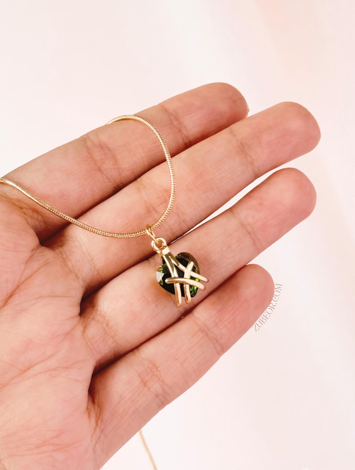 ¡LIQUIDACIÓN! 2x1 Cadenas corazón de cristal colores 9