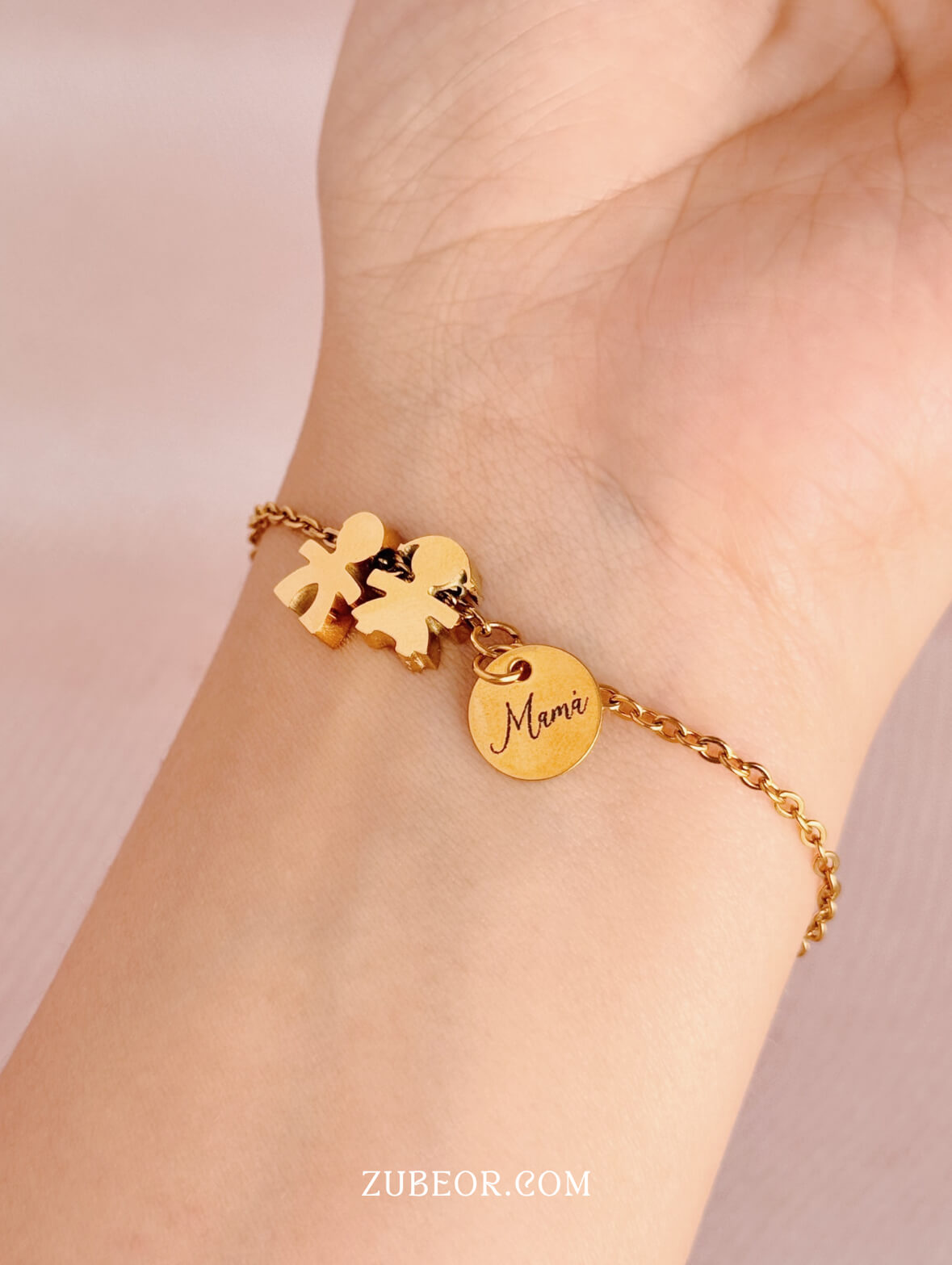 Pulsera hijos acero inoxidable 4