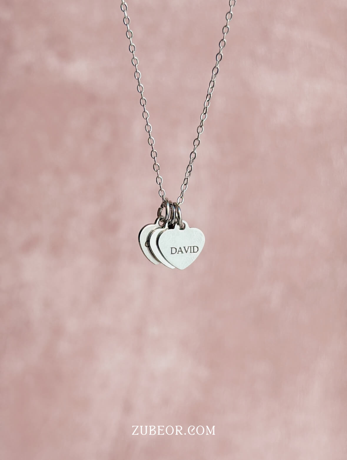 Cadena con nombres corazón (solo con pago previo)