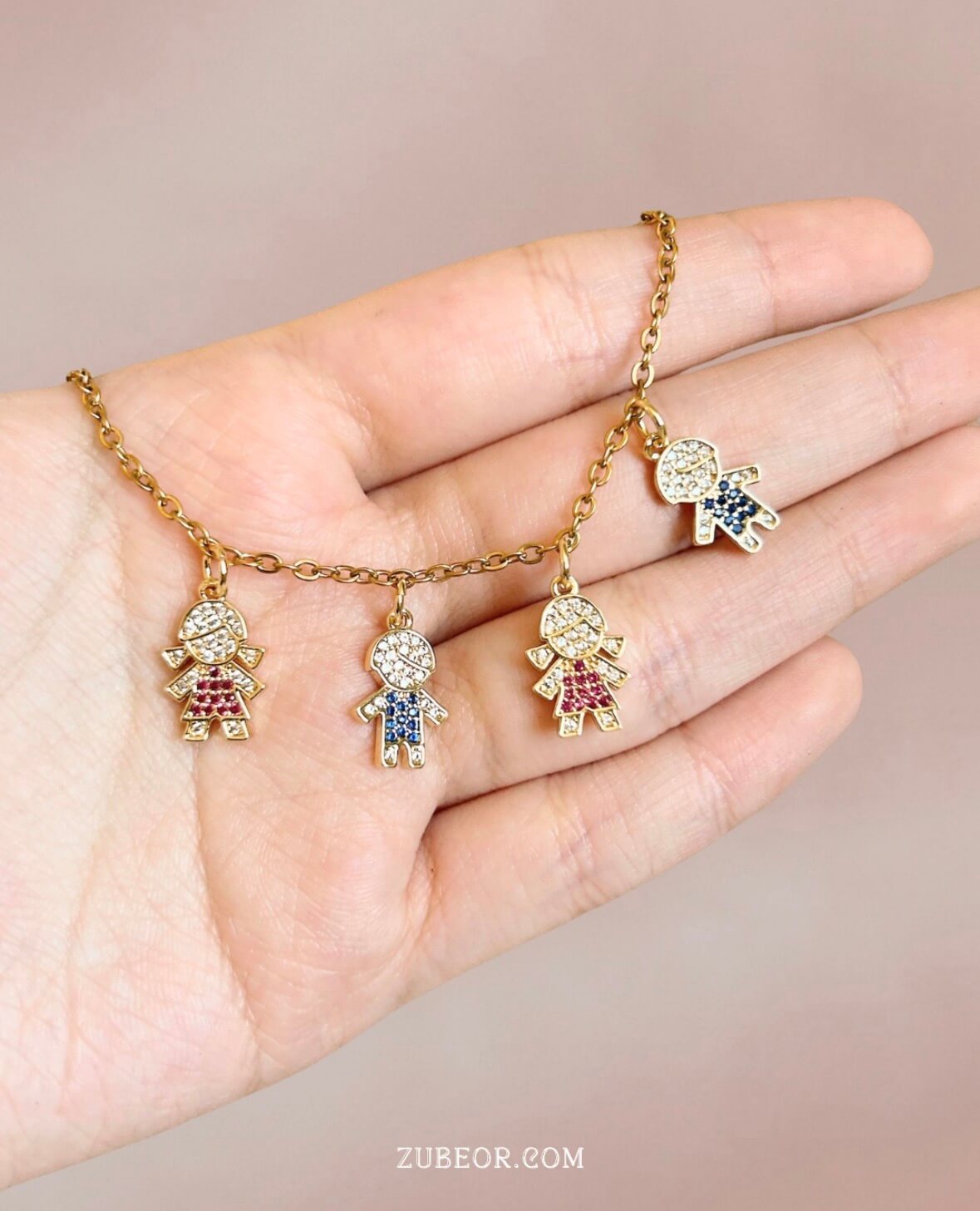Cadena hijos cristal 3