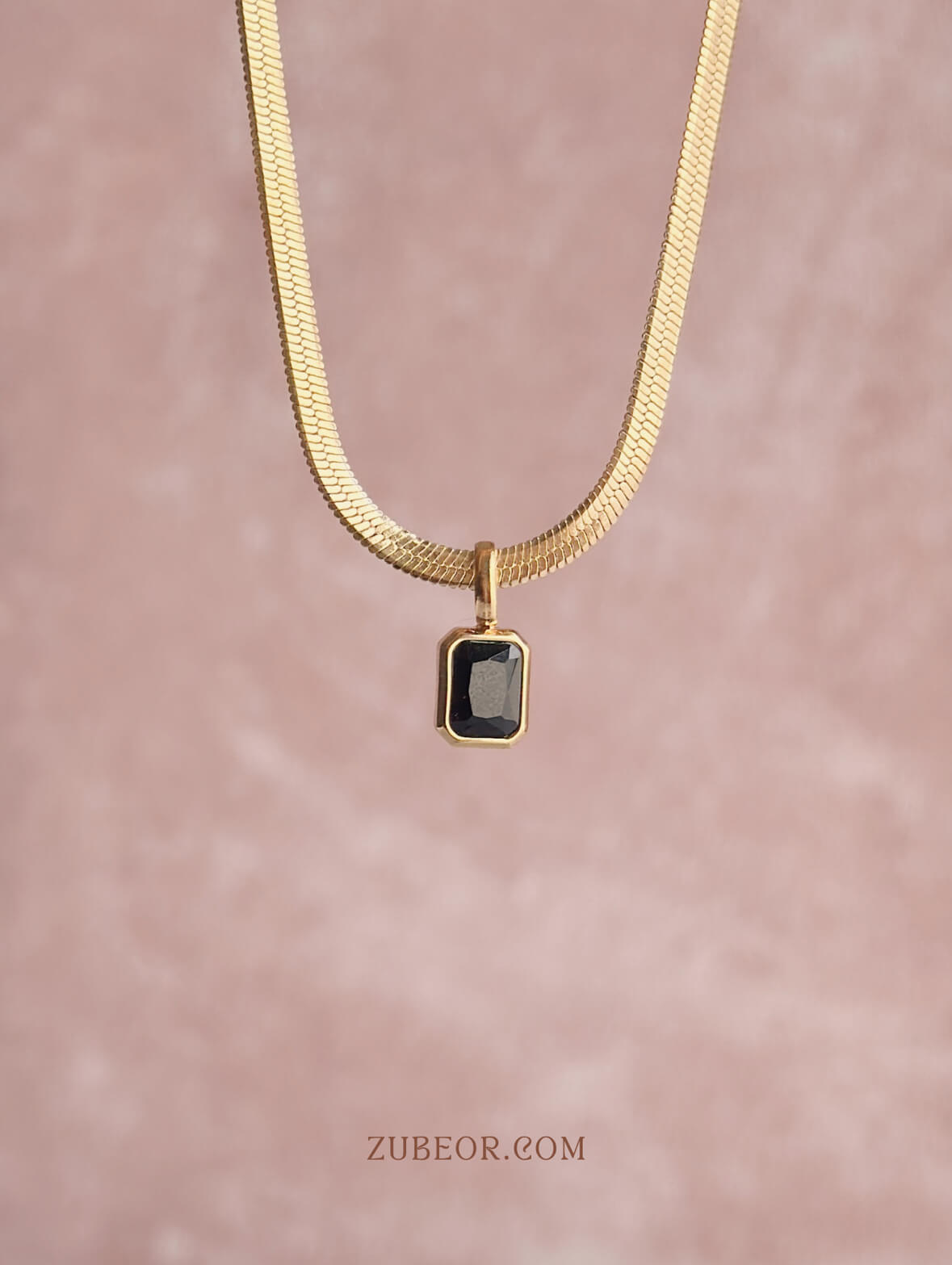 Cadena dije rectangular de colores 8