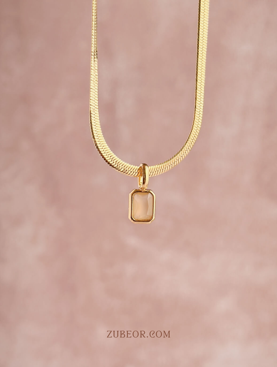 Cadena dije rectangular de colores 9