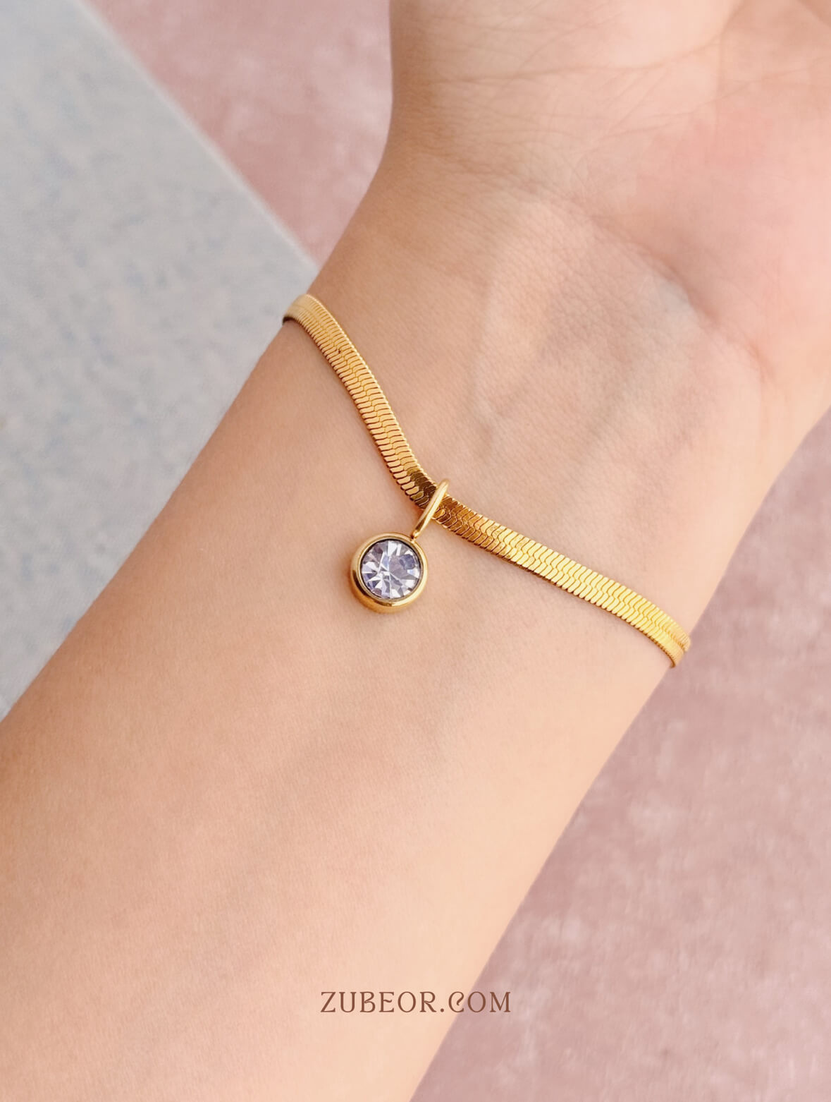 Pulsera cristal de mes