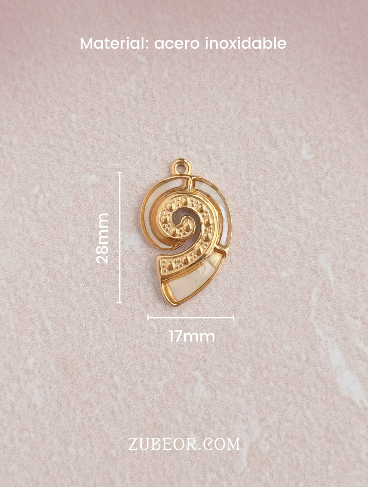 Cadena concha de mar 3