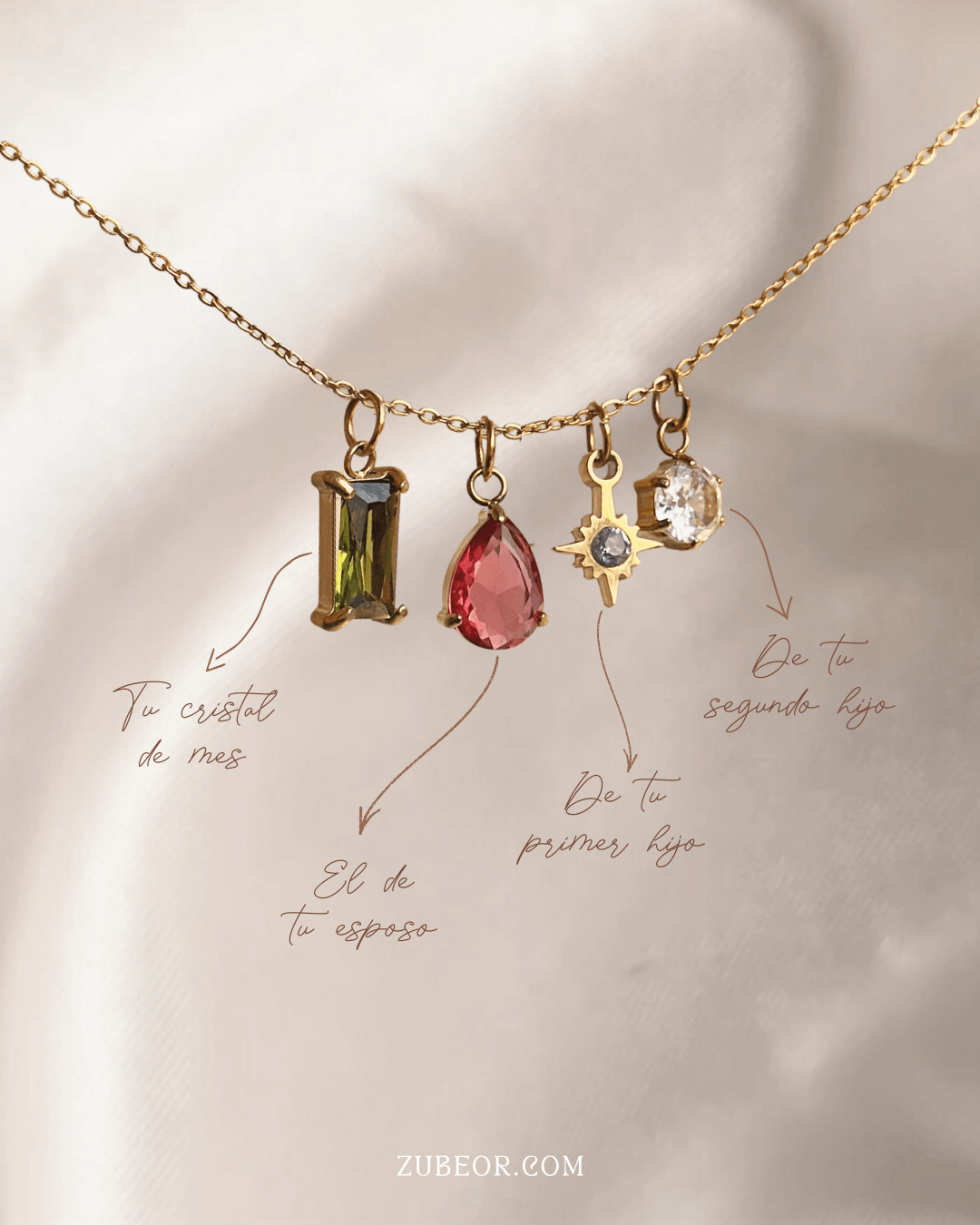 Cadena dijes de mes